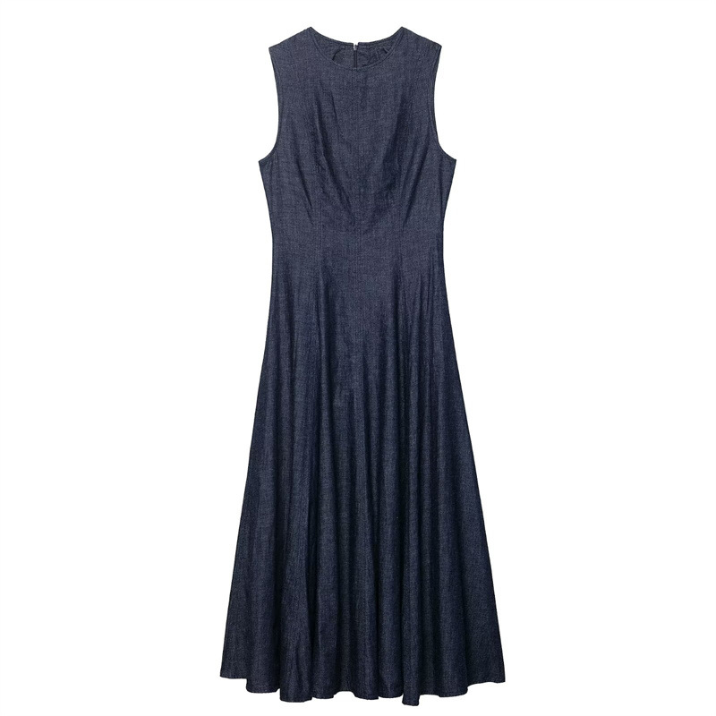 새로운 슬림핏 패션 레트로 데님 미디 드레스 - Midi Dress 리뷰 및 가격