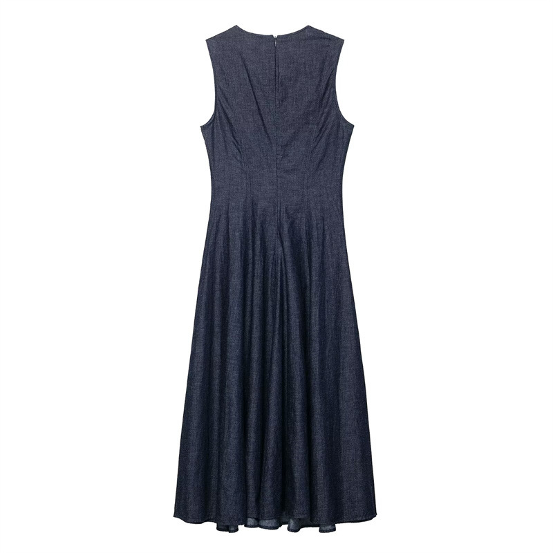 새로운 슬림핏 패션 레트로 데님 미디 드레스 - Midi Dress 리뷰 및 가격