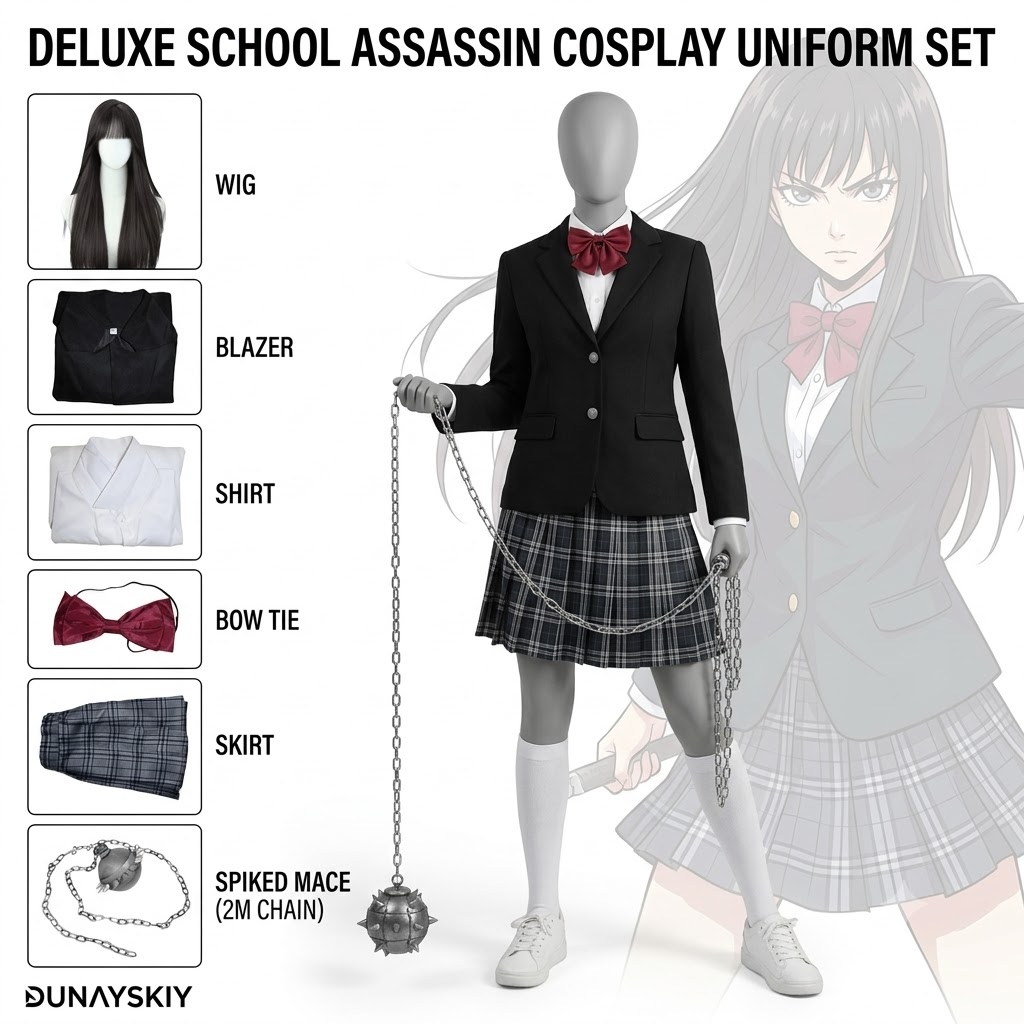 Gogo Yubari 블랙 JK 스커트 유니폼 코스프레 - Formal Skirt 리뷰 및 가격