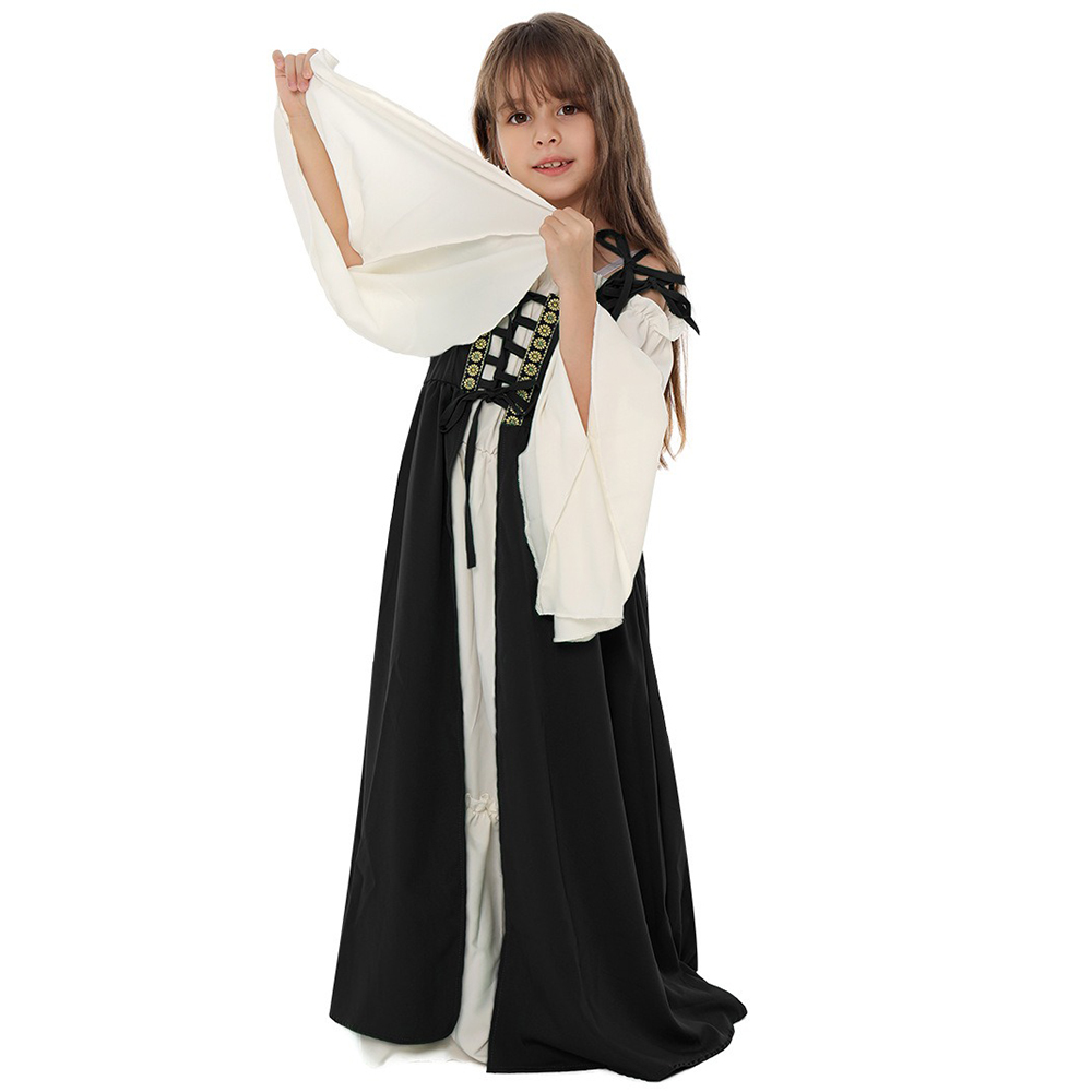 할로윈 중세 르네상스 스타일 드레스, 사각 네크라인,  - Lace Dress 리뷰 및 가격