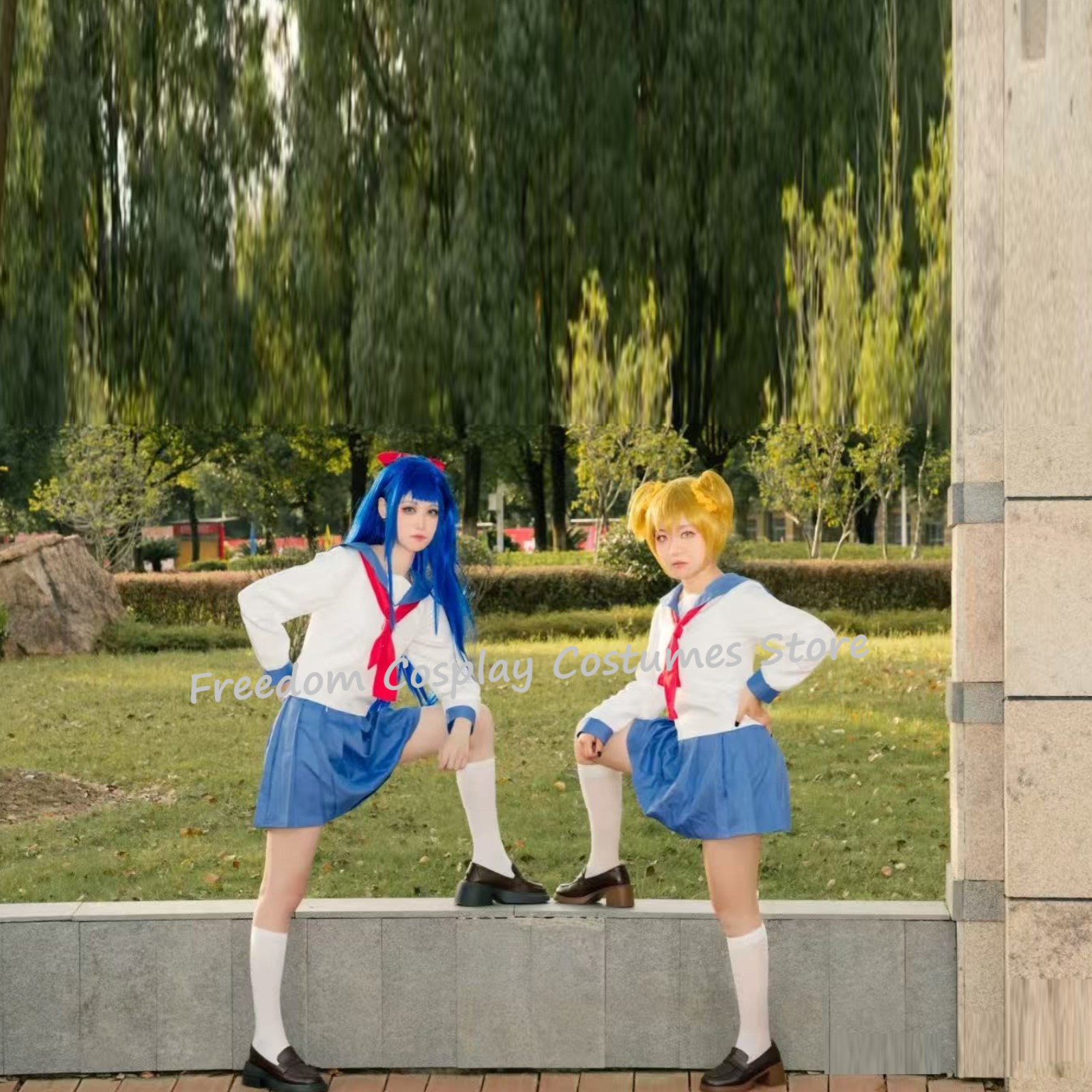 Pop Team Epic Popuko Pipimi 코스 - Formal Skirt 리뷰 및 가격