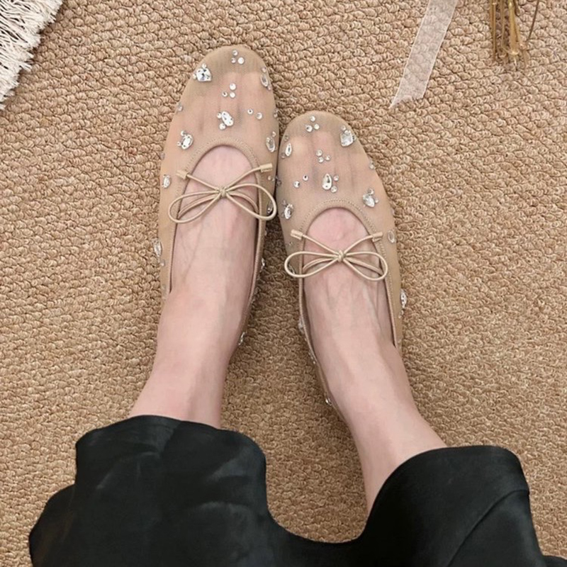 여름 우아한 여성용 반짝이는 라인스톤 리본 메쉬 블록  - Womens Heels 리뷰 및 가격
