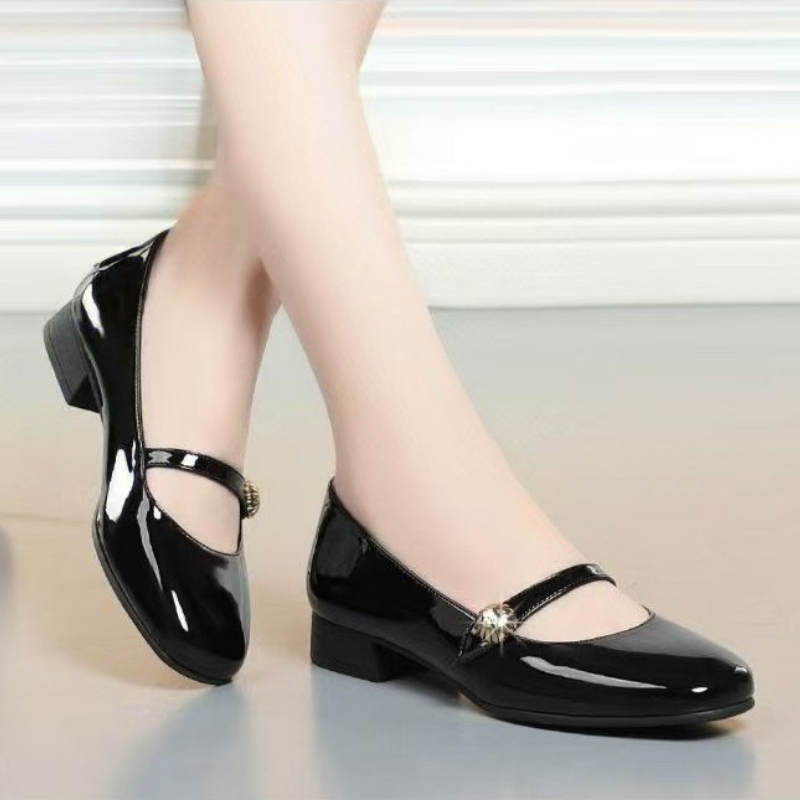 여성용 빈티지 메리 제인 슈즈, 광택이 나는 특허 가죽 - Womens Heels 리뷰 및 가격