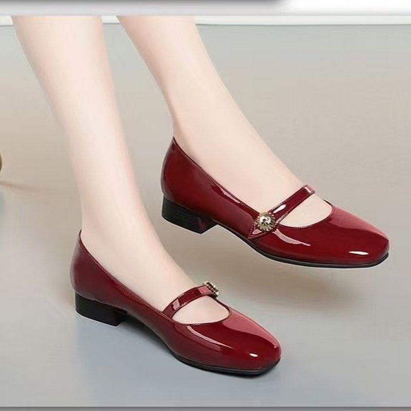 여성용 빈티지 메리 제인 슈즈, 광택이 나는 특허 가죽 - Womens Heels 리뷰 및 가격