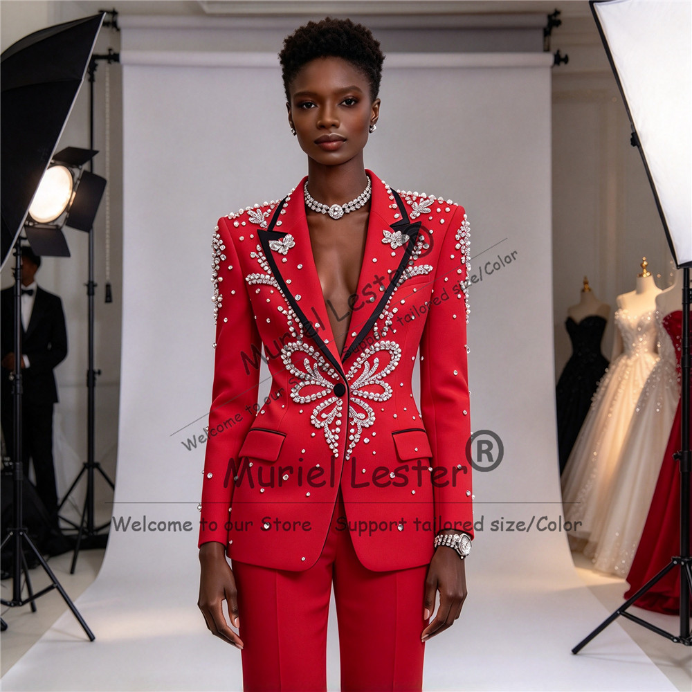 여성용 블레이저와 정장 세트, 고급스러운 비즈 장식,  - Womens Blazer 리뷰 및 가격