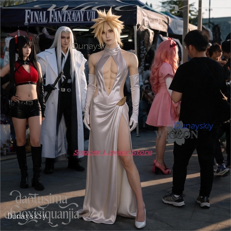 애니메이션 코스프레 할로윈 의상 게임 FF7 코스프레  - Evening Gown 리뷰 및 가격