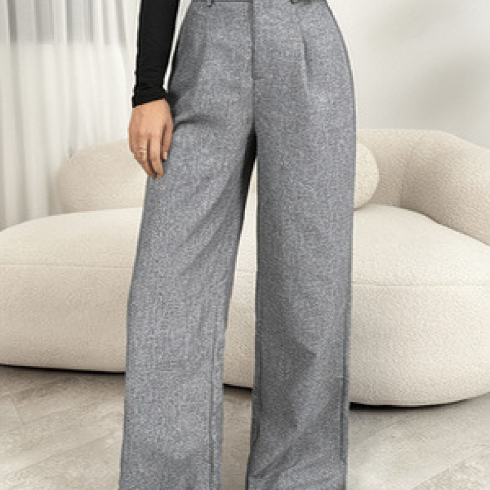 여성용 와이드 레그 정장 바지, 하이웨이스트, 일자형, - Tailored Trouser Wide 리뷰 및 가격