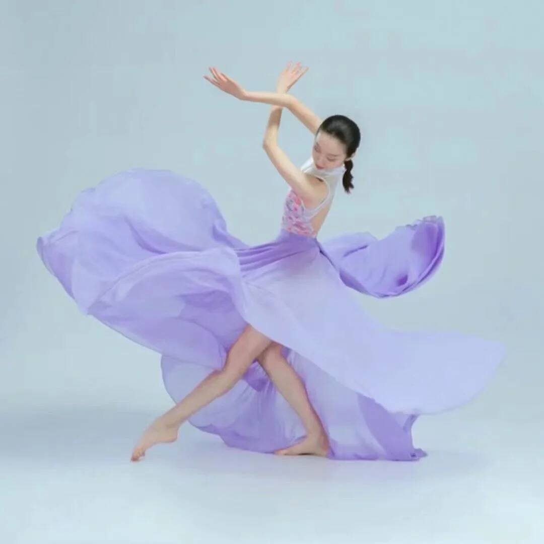 여성과 겨울 2022 가을 벨리 댄스 시폰 퍼플 레이스 - Formal Skirt 리뷰 및 가격