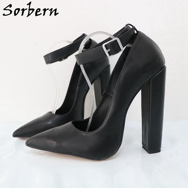 Sorbern 여성용 펌프 슈즈 버클 발목 스트랩, 포 - Pump Heel Block 리뷰 및 가격