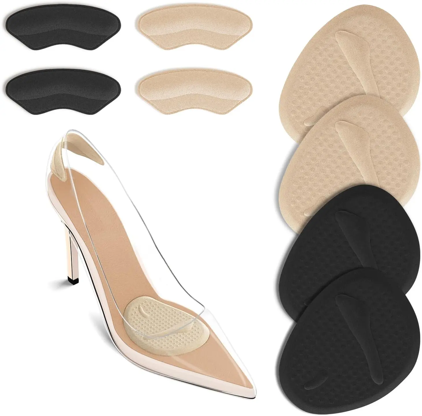 2세트 힐 패드, 발바닥 쿠션, 중족골 패드, 여성용  - Womens Heels 리뷰 및 가격